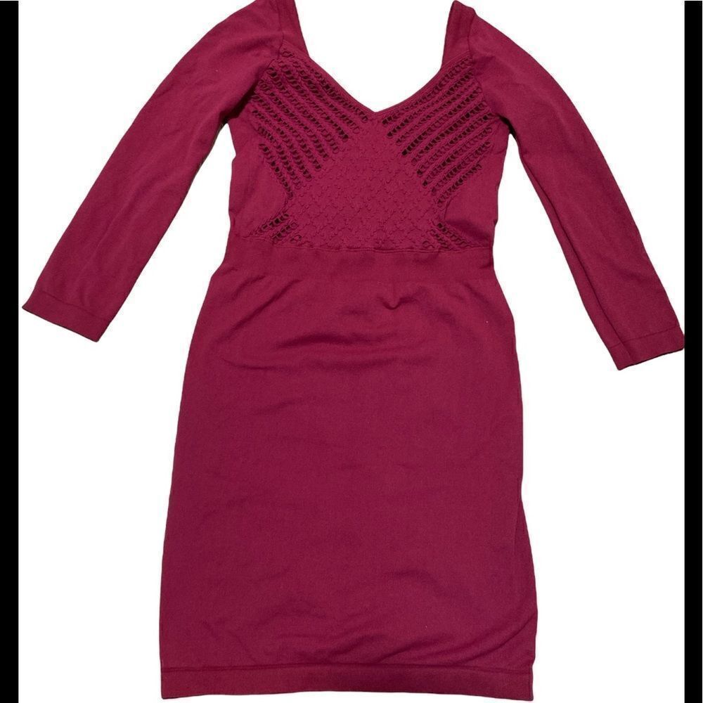 Free people intimately burgundy body con dress size medium/large